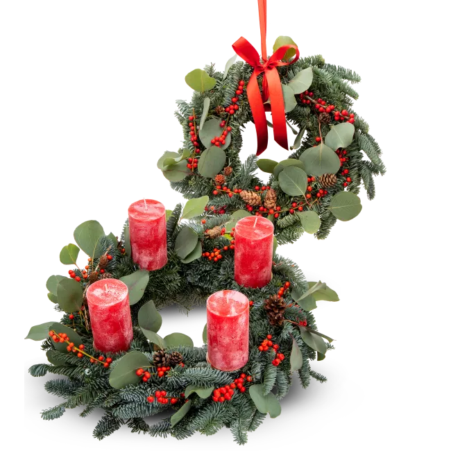 Vánoční set věnců